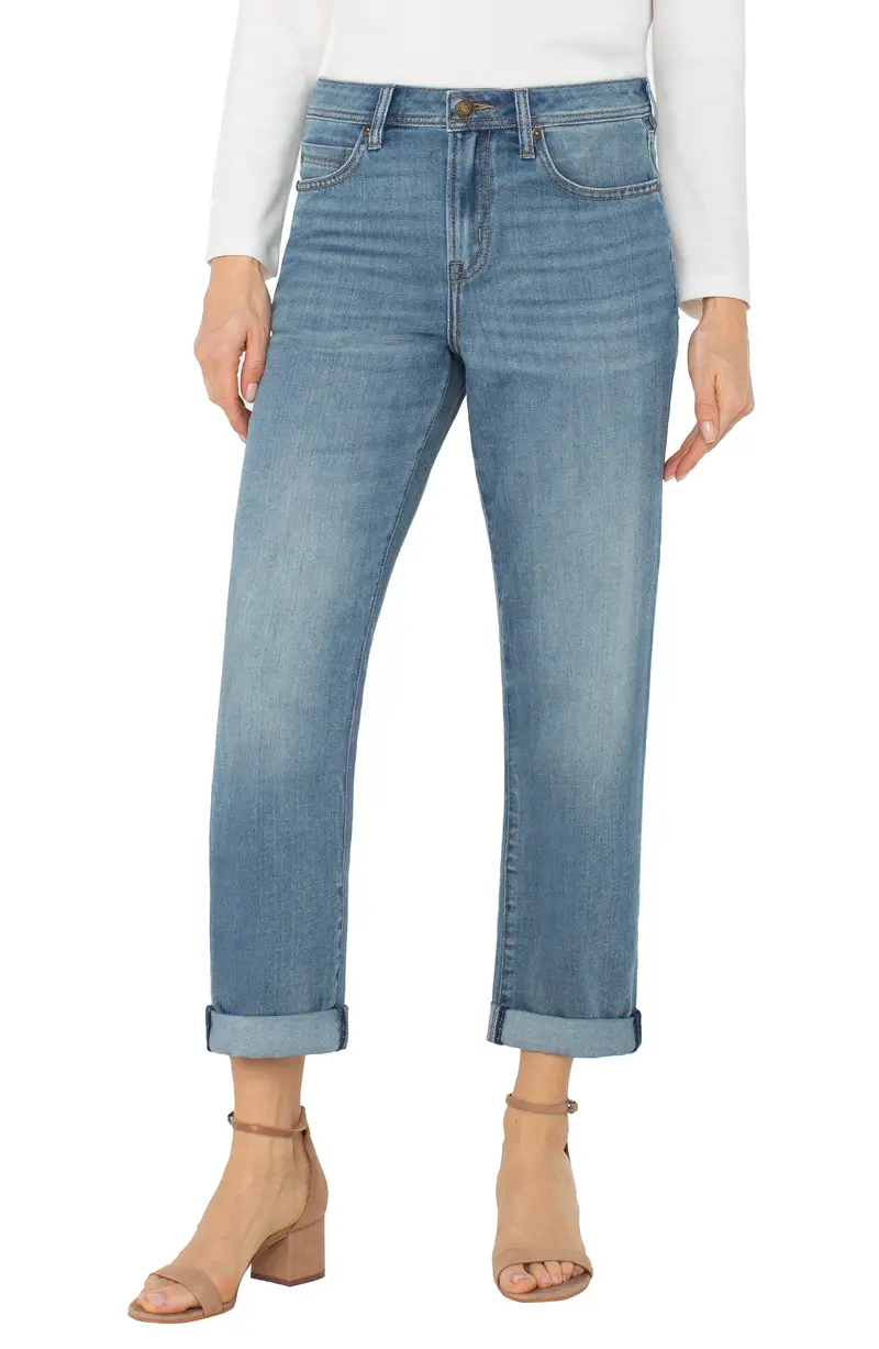 Ashworth Rolled-Hem Keeper Boyfriend Jeans 1
