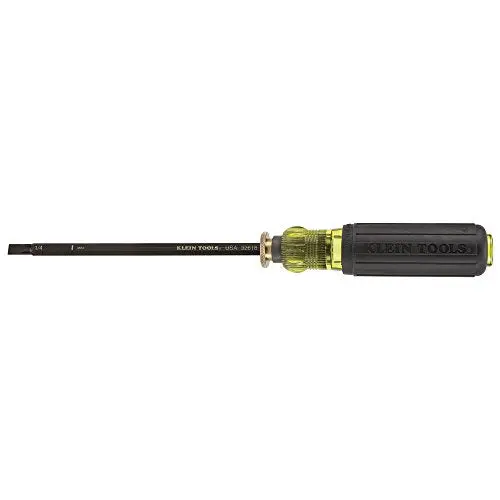 Klein Tools 32751 Adjustable-Length Screwdriver — 4–8" Extension With #2 Phillips & 1/4" Slotted Tips 1