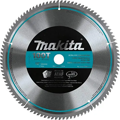 Makita 12" X 1" 100T Micro-Polished Miter Saw Blade – Ultra-Smooth Finish 1
