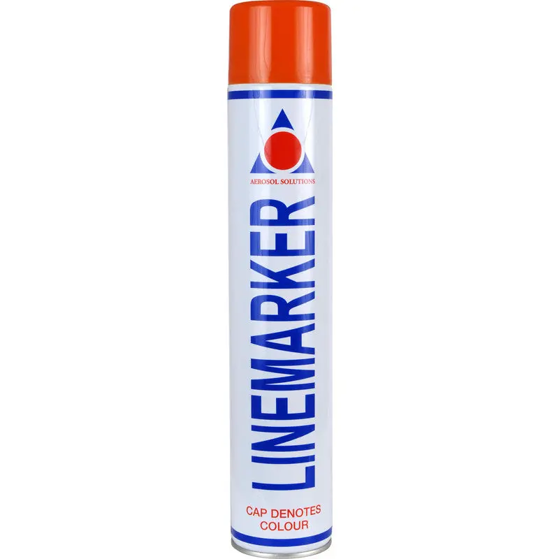 Red Line Marking Paint – 750Ml Aerosol For Pavement & Site Marking 1