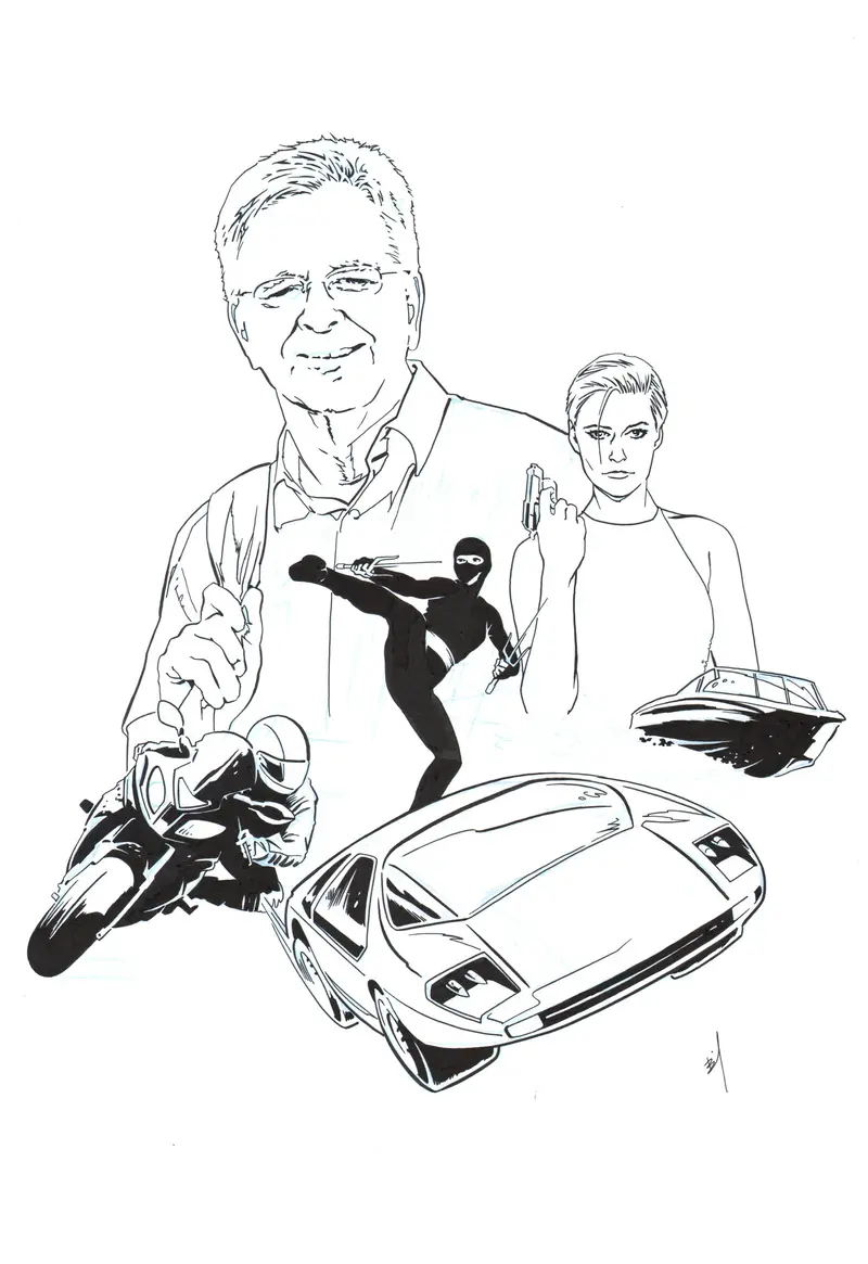 Rick Steves' 'Operation Europe' Illustrated Book Cover Art 1